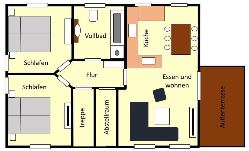 Nordstern Apartment Toenning Ngoại thất bức ảnh