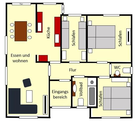 Nordstern Apartment Toenning Ngoại thất bức ảnh